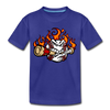 Baseball Biting Bat Kids T-Shirt - royal blue