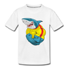Buff Shark Kids T-Shirt - white