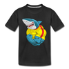 Buff Shark Kids T-Shirt - black