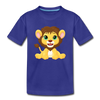 Lion Cub Cartoon Kids T-Shirt - royal blue
