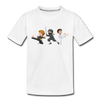 Martial Arts Cartoons Kids T-Shirt - white