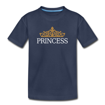 Princess Crown Kids T-Shirt - navy
