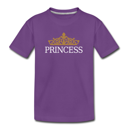 Princess Crown Kids T-Shirt - purple