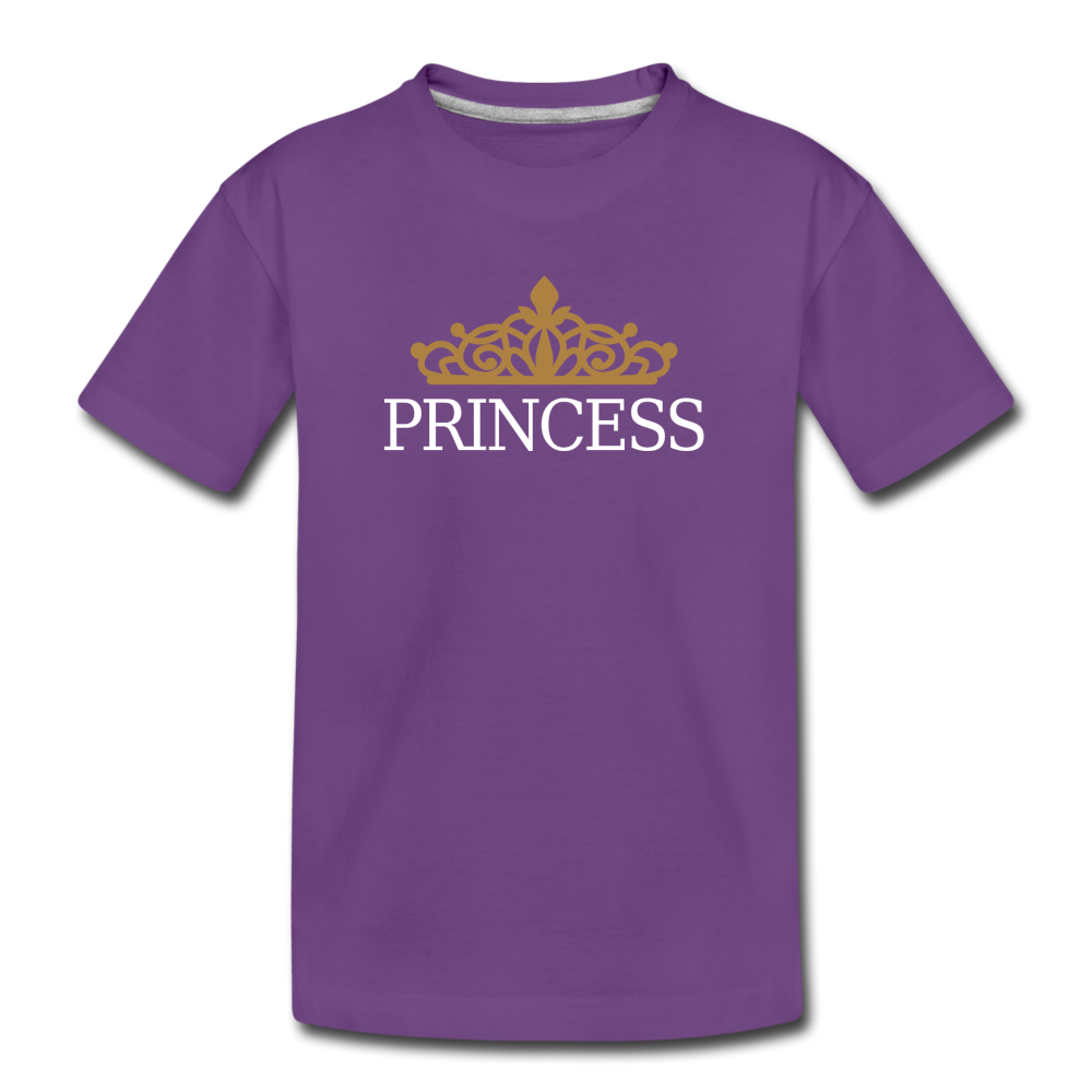Princess Crown Kids T-Shirt - purple