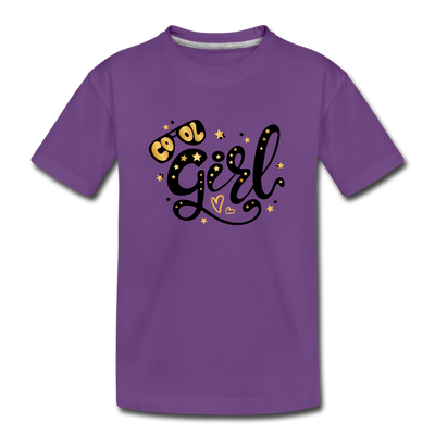 Cool Girl Kids T-Shirt - purple