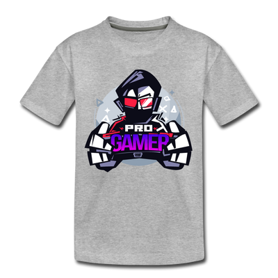 Pro Gamer Kids T-Shirt - heather gray