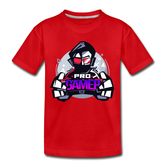 Pro Gamer Kids T-Shirt - red