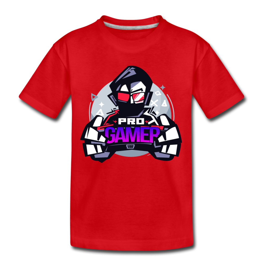 Pro Gamer Kids T-Shirt - red