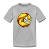 Baseball Face Kids T-Shirt - heather gray