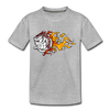 Fire Baseball Kids T-Shirt - heather gray