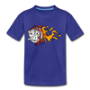 Fire Baseball Kids T-Shirt - royal blue