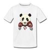 Boxing Panda Kids T-Shirt - white