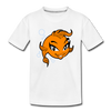 Girl Fish Cartoon Kids T-Shirt - white