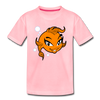 Girl Fish Cartoon Kids T-Shirt - pink