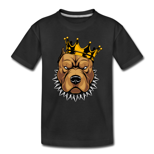 Pitbull Crown Kids T-Shirt - black