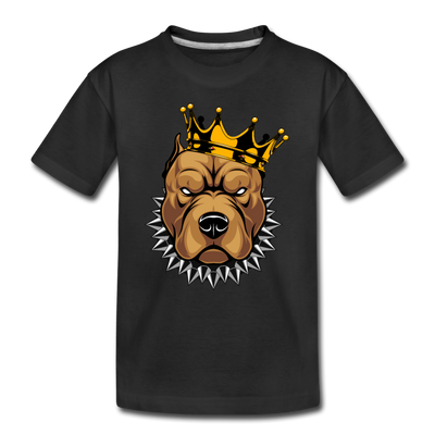Pitbull Crown Kids T-Shirt - black