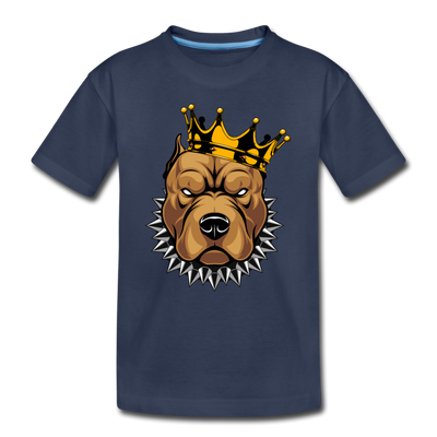 Pitbull Crown Kids T-Shirt - navy