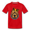 Pitbull Crown Kids T-Shirt - red