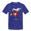 Handstand Monkey Cartoon Kids T-Shirt - royal blue
