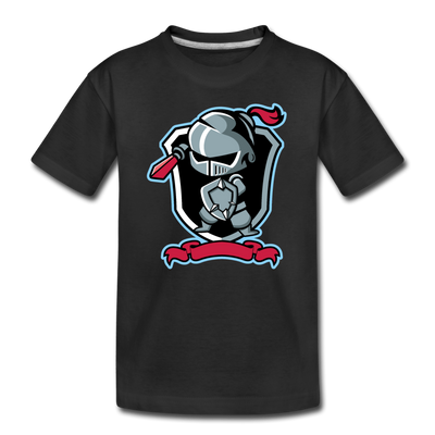 Knight cartoon Kids T-Shirt - black