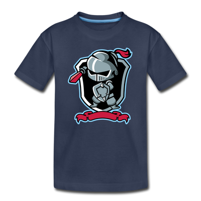 Knight cartoon Kids T-Shirt - navy