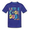 Little Cool Dude Kids T-Shirt - royal blue