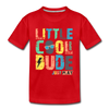 Little Cool Dude Kids T-Shirt - red