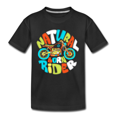 Natural Born Rider Kids T-Shirt - black