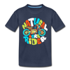 Natural Born Rider Kids T-Shirt - navy