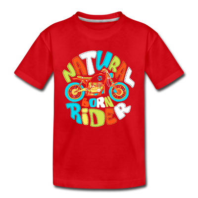 Natural Born Rider Kids T-Shirt - red