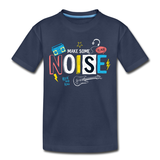 Make Some Noise Kids T-Shirt - navy