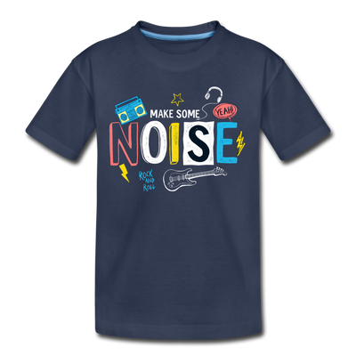 Make Some Noise Kids T-Shirt - navy