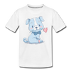 Puppy Rose Kids T-Shirt - white