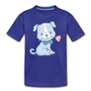 Puppy Rose Kids T-Shirt - royal blue