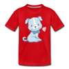 Puppy Rose Kids T-Shirt - red