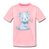 Puppy Rose Kids T-Shirt - pink