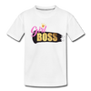 Girl Boss Kids T-Shirt - white