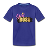 Girl Boss Kids T-Shirt - royal blue