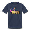 Girl Boss Kids T-Shirt - navy