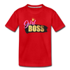 Girl Boss Kids T-Shirt - red
