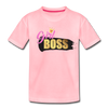 Girl Boss Kids T-Shirt - pink