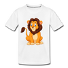 Lion Cartoon Kids T-Shirt - white