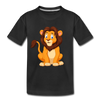 Lion Cartoon Kids T-Shirt - black