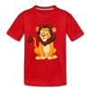 Lion Cartoon Kids T-Shirt - red