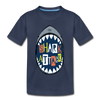 Shark Attack Kids T-Shirt - navy
