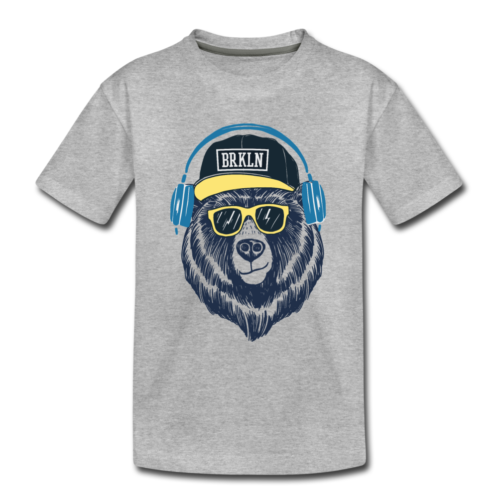 Cool Bear Headphones - heather gray