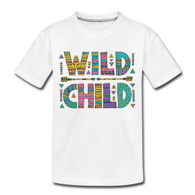 Wild Child Kids T-Shirt - white