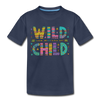 Wild Child Kids T-Shirt - navy
