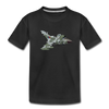 Fighter Jet Kids T-Shirt - black