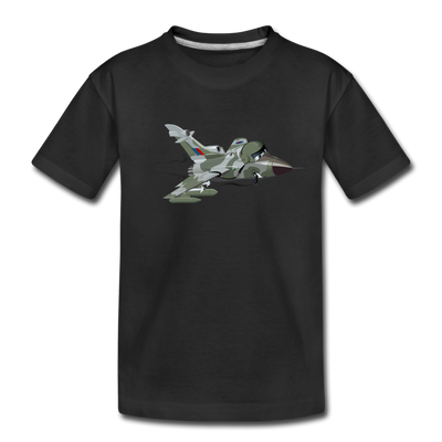 Fighter Jet Kids T-Shirt - black